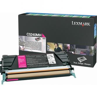 Obrázek Lexmark originální toner C5240MH, magenta, 5000str., return, Lexmark C524 Obrazek 48582