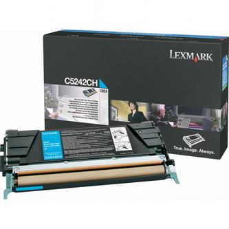 Obrázek Lexmark originální toner C5242CH, cyan, 5000str., Lexmark C524 Obrazek 48584