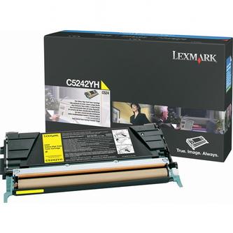 Obrázek Lexmark originální toner C5242YH, yellow, 5000str., Lexmark C524 Obrazek 48587