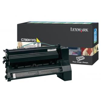 Obrázek Lexmark originální toner C780H1YG, yellow, 10000str., return, Lexmark C780, C782 Obrazek 48613