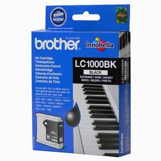 Obrázek Brother originální ink LC-1000BK, black, 500str., Brother DCP-130C, 330C, 540CN, 350C, MFC-440CN, 465CN, 546 Obrazek 49980