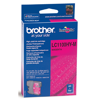 Obrázek Brother originální ink LC-1100HYM, magenta, 750str., high capacity, Brother DCP-6690CW, MFC-6490CW Obrazek 49994