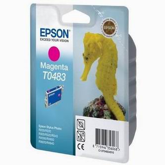 Obrázek Epson originální ink C13T048340, magenta, 430str., 13ml, Epson Stylus Photo R200, 220, 300, 320, 340, RX500, 600 Obrazek 50382