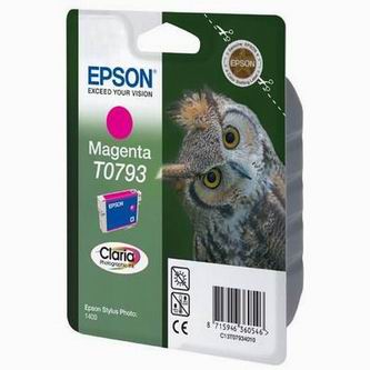 Obrázek Epson originální ink C13T079340, magenta, 11,1ml, Epson Stylus Photo 1400 Obrazek 50462