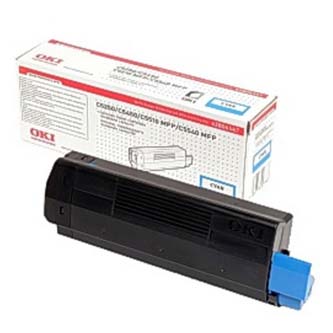 Obrázek OKI originální toner 42804507, cyan, 3000str., OKI C5200, 5400 Obrazek 53646
