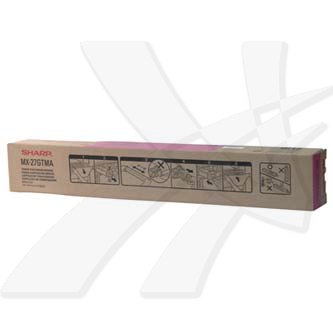 Obrazek Sharp MX-27GTMA originální tonerová kazeta, barva náplně purpurová, výtěžnost cartridge 15000 stran