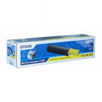 Obrázek Epson originální toner C13S050187, yellow, 4000str., high capacity, Epson AcuLaser C1100, 1100N, CX11N, 11NF, 11NFC Obrazek 55251
