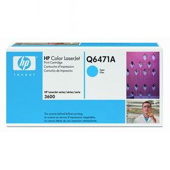 Obrázek HP originální toner Q6471A, cyan, 4000str., HP 502A, HP Color LaserJet 3600, n, dn, dtn Obrazek 55292