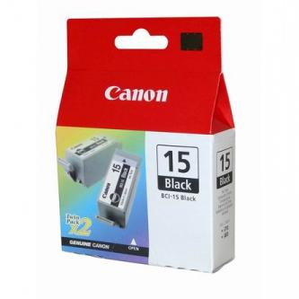 Obrázek Canon originální ink BCI15B, black, 390str., 8190A002, 2ks, Canon i70 Obrazek 55319