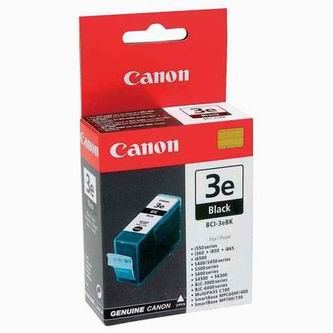 Obrázek Canon originální ink BCI3eBK, black, 500str., 4479A002, Canon BJ-C6000, 6100, S400, 450, C100, MP700 Obrazek 55329