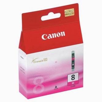 Obrázek Canon originální ink CLI8M, magenta, 490str., 13ml, 0622B001, Canon iP4200, iP5200, iP5200R, MP500, MP800 Obrazek 55359