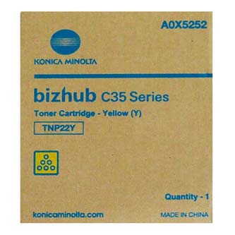 Obrazek Konica A0X5252 originální tonerová kazeta, barva náplně žlutá, výtěžnost cartridge 6000 stran