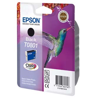 Obrázek Epson originální ink C13T08014021, black, blistr s ochranou, 7,4ml, Epson Stylus Photo PX700W, 800FW, R265, 285, 360, RX Obrazek 85335