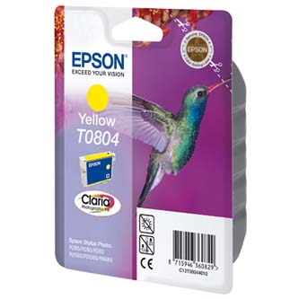 Obrázek Epson originální ink C13T08044011, yellow, 7,4ml, Epson Stylus Photo PX700W, 800FW, R265, 285, 360, RX560 Obrazek 85340
