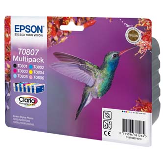Obrázek Epson originální ink C13T08074011, CMYK/light C/light M, Epson Stylus Photo PX700W Obrazek 85346