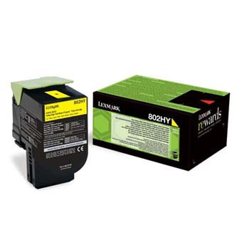 Obrázek Lexmark originální toner 80C2HY0, yellow, 3000str., return, Lexmark CX410/510 Obrazek 89880