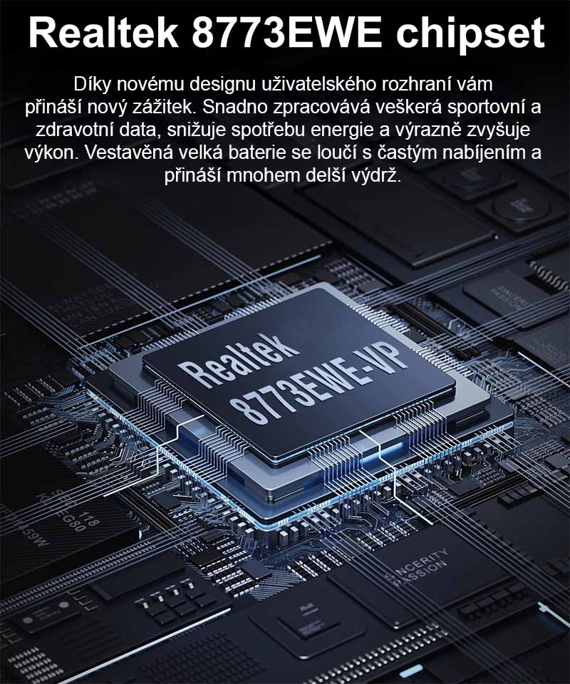 Chytré hodinky PW-169 černé s telefonováním a AMOLED displejem